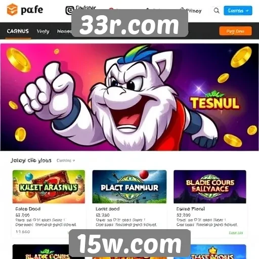 Comparativo de jogos disponíveis no 33r.com